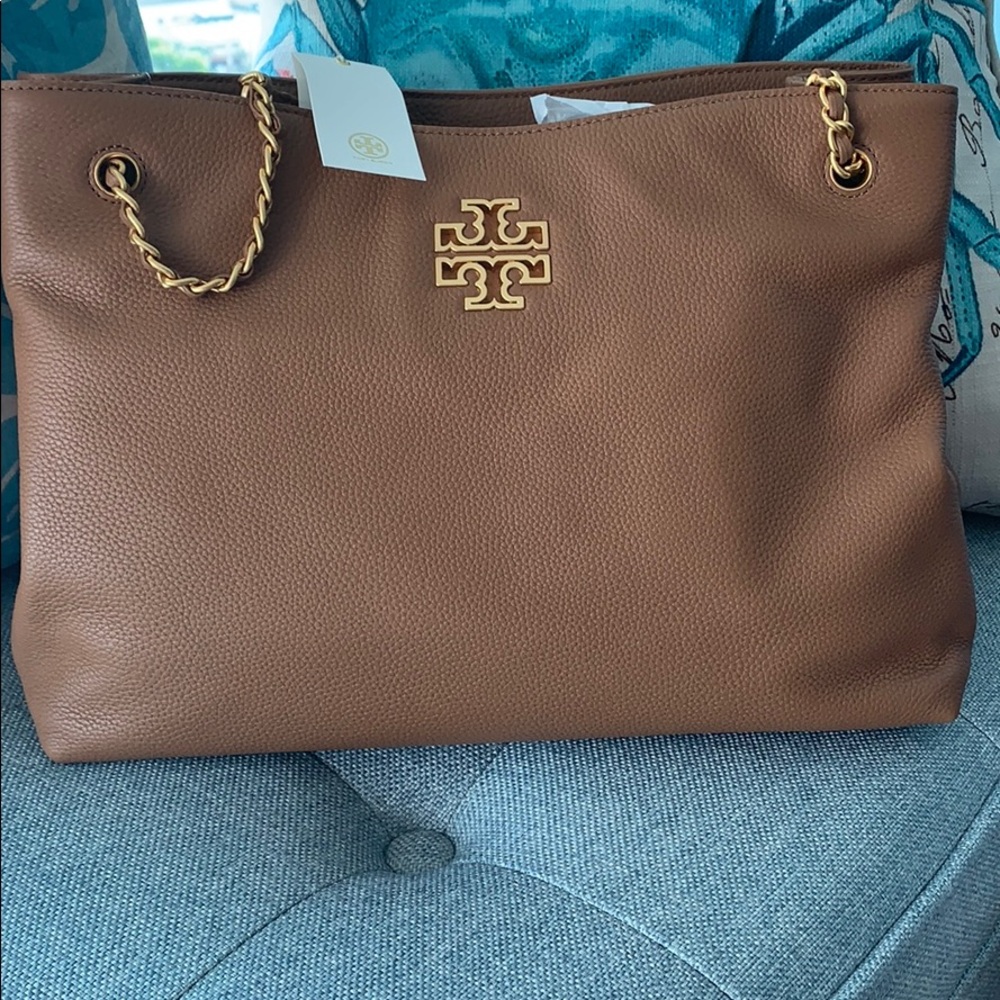 Authentic NWT Tory Burch Britten Tote in B…